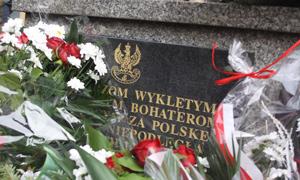 Garwolin: Pamięci Żołnierzy Wyklętych! Pamięci Żołnierzy Niezłomnych!