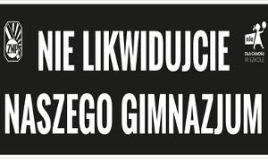 Protestują przeciwko planom likwidacji gimnazjów