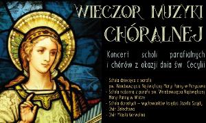 Wieczór muzyki chóralnej na św. Cecylię 