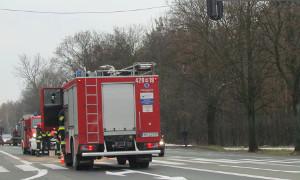Kolizja trzech samochodów w Lipówkach