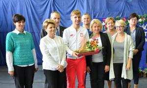Spotkanie z olimpijczykiem Piotrem Grudniem