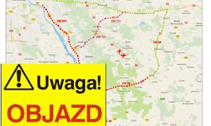 Uwaga kierowcy! Blokada na DK 17! Sprawdźcie objazdy