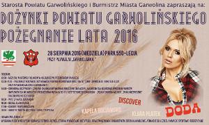 Dożynki Powiatu Garwolińskiego i Pożegnanie Lata 2016 w Garwolinie