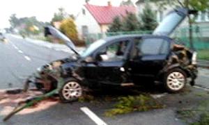 Gm. Górzno i gm. Garwolin: Dwa nocne wypadki i 6 osób rannych 