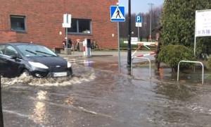 Garwolin: Basen zalany. Ulice jak rwące rzeki