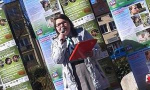 Happening i zbiórka dla Adriana Łapacza