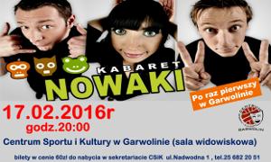 Już w lutym kabaret Nowaki wystąpi w Garwolinie