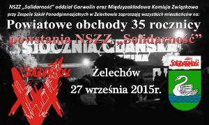 Powiatowe obchody 35. rocznicy powstania NSZZ 