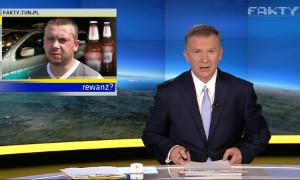 TVN: Nagrał policjantów z butelkami po piwie. Sam ma kłopoty