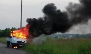 Gm. Górzno: pożar auta w Chęcinach