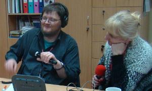 Radiowa „Jedynka” w „Dwójce”, czyli Noc bibliotek w ZS nr 2 
