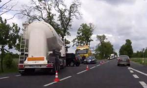 Lipówki: Zderzenie ciężarówki z osobówką