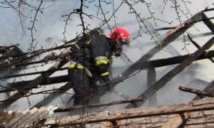 Pożar domków letniskowych w Łaskarzewie