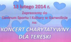 Koncert charytatywny dla Tereski