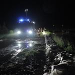Zalane piwnice i posesje – pracowita noc strażaków