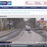 Droga w gminie Borowie w TVP