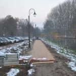 Metamorfoza wału nad Wilgą trwa