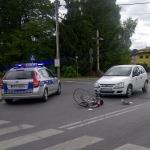Wypadek na skrzyżowaniu w Garwolinie