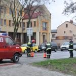 Wyciek z pojazdu zakorkował miasto