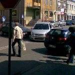 Kolizja w centrum