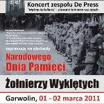 De Press ku pamięci żołnierzy wyklętych