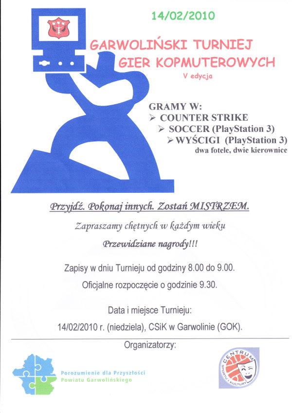 Garwoliński turniej gier komputerowych