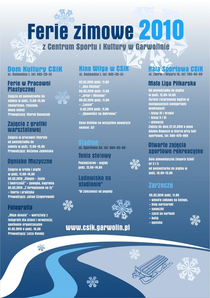 Ferie 2010 z CSiK