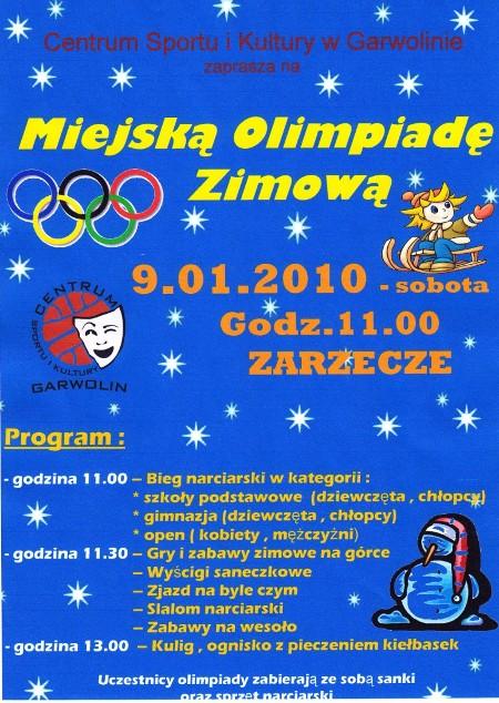 Miejska Olimpiada Zimowa