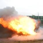 Pożar w firmie LECHPOL - jedna osoba ranna