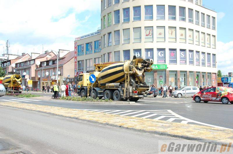Potrącenie człowieka (foto)