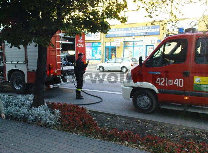 Pożar w Urzędzie Pracy