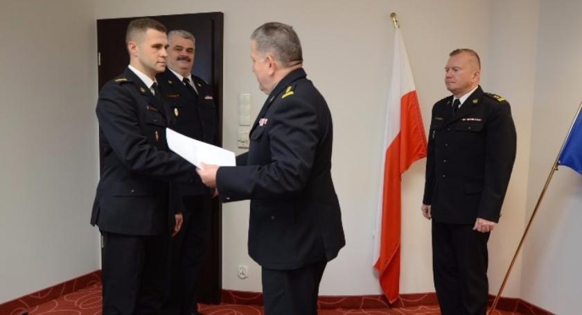 St. kpt. Tomasz Biernacki p. o. zastępcy komendanta PSP w Garwolinie
