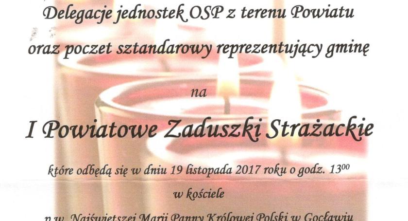 I Powiatowe Zaduszki Strażackie
