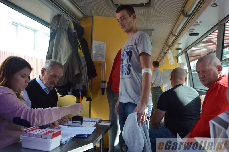 Ogniści ratownicy oddawali gorącą krew