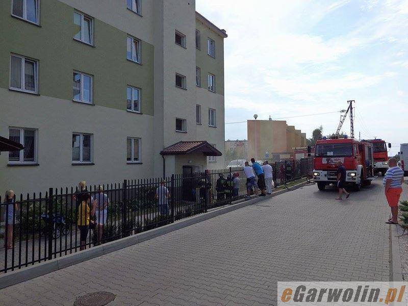Garwolin: pożar piwnicy na ul. Warszawskiej