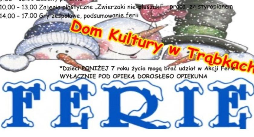 Bardzo Twórcze Ferie w Domu Kultury w Trąbkach