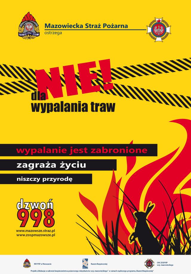 Rusza kampania społeczna „Nie! dla wypalania traw”
