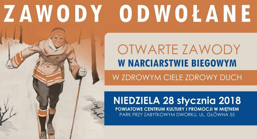 Zawody w narciarstwie biegowym odwołane