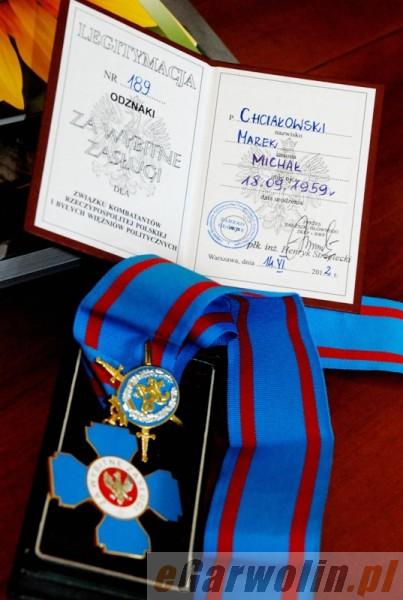 Starosta odznaczony za wybitne zasługi