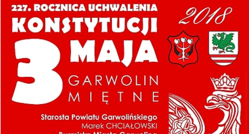 Obchody 227 rocznicy uchwalenia Konstytucji 3 Maja w Garwolinie