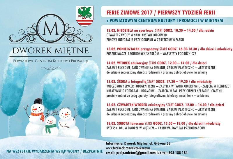 Ferie zimowe z powiatem garwolińskim