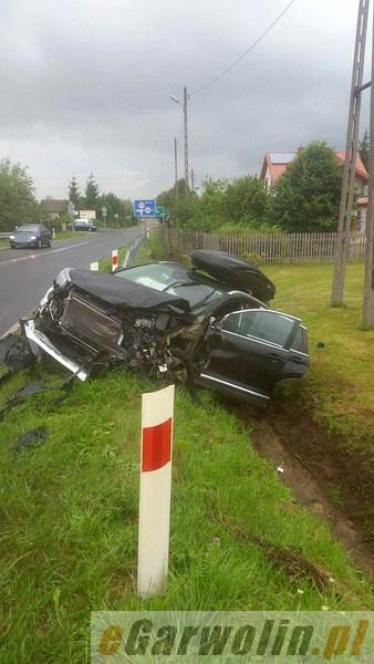 Gm. Pilawa: Zderzenie ciężarowego mana z hondą
