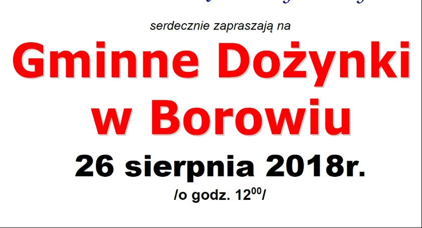 Dożynki gminne w Borowiu