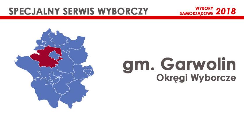 Gm. Garwolin: Okręgi wyborcze - wybory samorządowe 2018