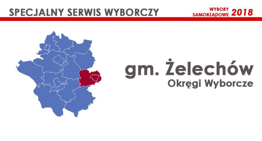 Gm. Żelechów: Okręgi wyborcze - wybory samorządowe 2018