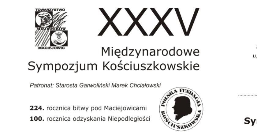 XXXV Międzynarodowe Sympozjum Kościuszkowskie