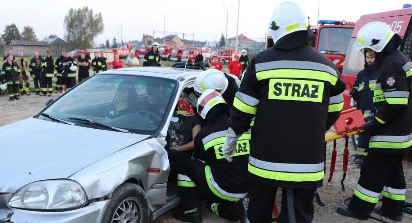 Strażackie manewry w Woli Rębkowskiej