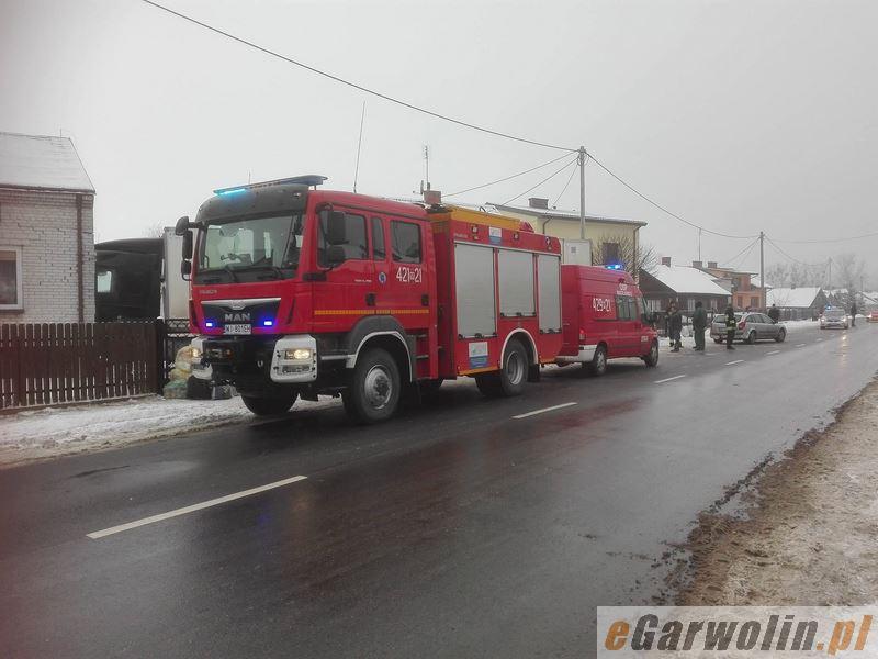 Nadzór budowlany zakazał użytkowania pomieszczenia, w które wbił się tir