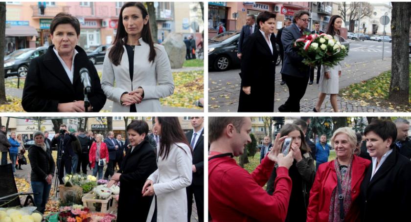 Beata Szydło odwiedziła Garwolin – na szpital zabrakło czasu (video)