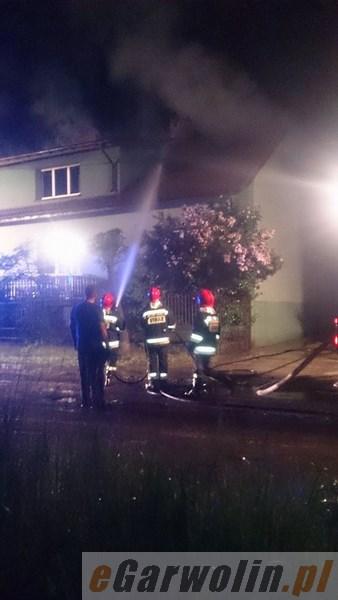 Pożar budynku mieszkalnego w Łaskarzewie